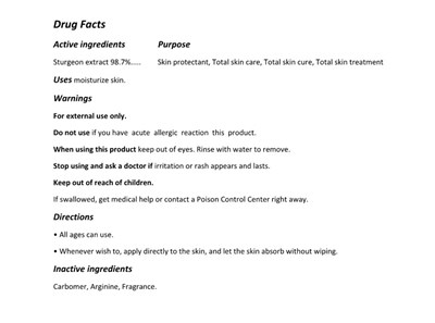 Sturgeonbio FDA label_.jpg label - Sturgeonbio FDA label